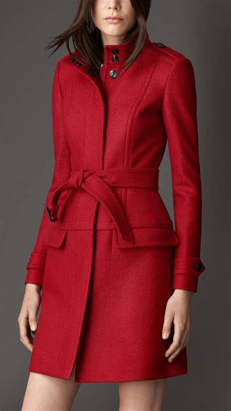 burberry structured boiled wool coat|Burberry wool coat outlet.